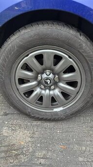 Plechove disky - imitácia elektrónov 12/2024 so zimnými pneu