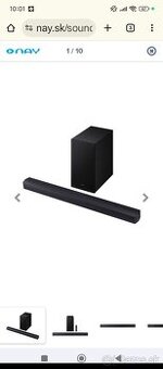 Soundbar so subwooferom