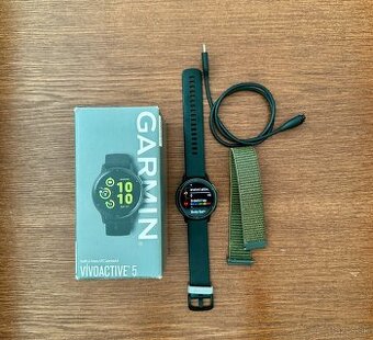GARMIN Vivoactive 5 cierne, TOP, ZARUKA