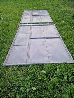 PLECHOVÁ DVOJRAMENNÁ BRÁNA