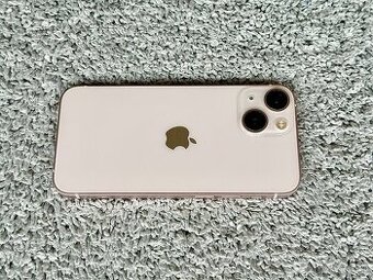 iPhone 13 Mini 128GB, Ružový, NOVÁ BATERKA, TOP STAV