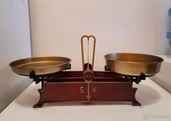 Starožitná váha Eska 5kg.