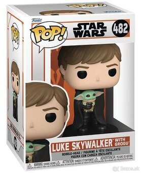 Funko Pop Star Wars Skywalker With Grogu