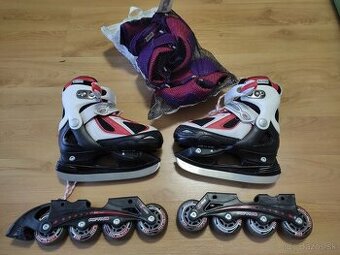 Kolieskové korčule 2v1