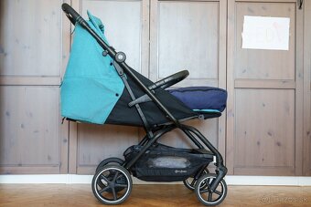 Kočík CYBEX EEZY S+ 2 River blue s príslušenstvom