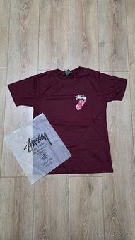 Stüssy Fuzzy Dice Tee burgundy/pink