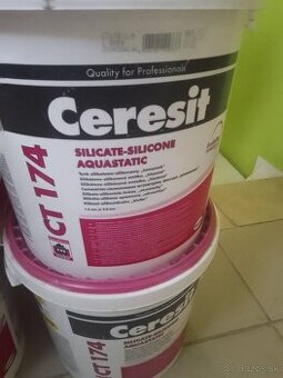 Fasadna farba 1,5  4ks po 25kg silikónové silikatove biela