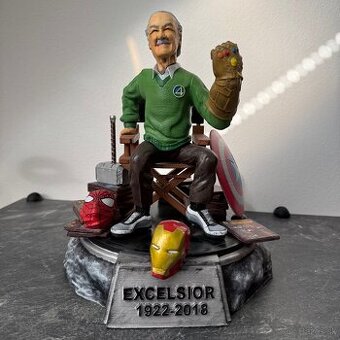 Stan Lee 3D tlač figurka Marvel comics