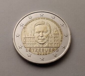 Predám Luxemburg 2€ euromince UNC