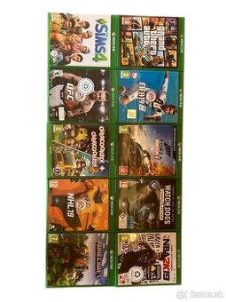 Predám balík Xbox One hier v top stave