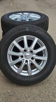 Alu kola 5x114,3 R15 – Toyota, Honda + pneu Bridge