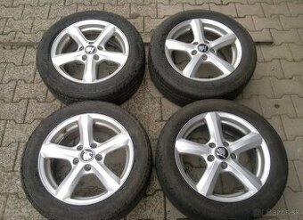 Elektrony Skoda Gamaparts 5x112 r16, letné pneu. 205/55 r16