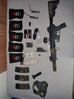 Airsoft komplet Delta Armory ALPHA ETU (No compromise) + výb