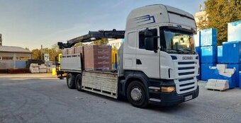 Scania R420 s hydraulickou rukou.