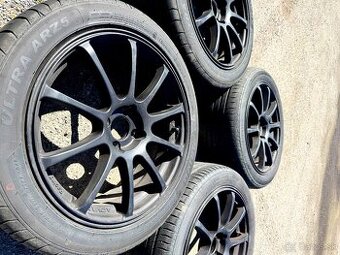 ADVAN Racing 4x100 R17 Elektróny + Pneu 205/50