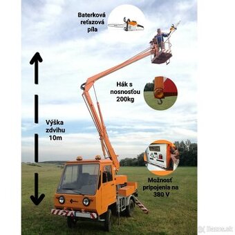 Prenajmem plošinu Multicar MP 10