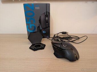 Herná myš Logitech G502 HERO + RGB cable holder