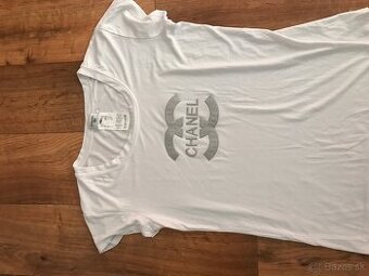 CHANEL damske tricko white L kupované v Barcelone