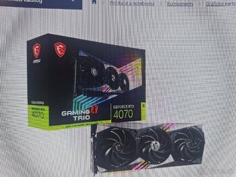MSI GeForce RTX 4070 GAMING X TRIO 12G