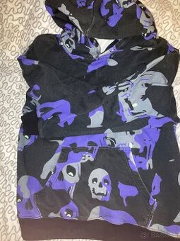 Mikina Freak premium camo allover hoodie (black) - 1
