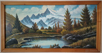 Obraz - príroda v lete, cca 120 x 60 cm