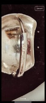 Náušnice biele zlato