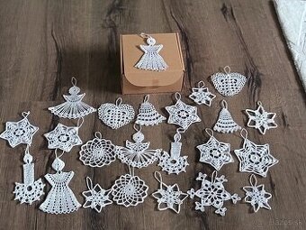 Háčkované vianočné ozdoby