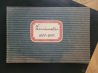 Inventár hlavného mesta Bratislava 1895-1899 rare - 1