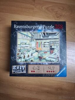 RAVENSBURGER Únikové EXIT puzzle Laboratoř 368 dílků