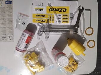 Set na odvzdusnenie brzd bicykla