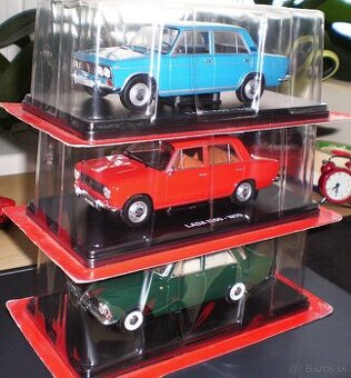 LADA 1200 ,  LADA 1500 , MOSKVIČ 408 , HACHETTE , 1:24