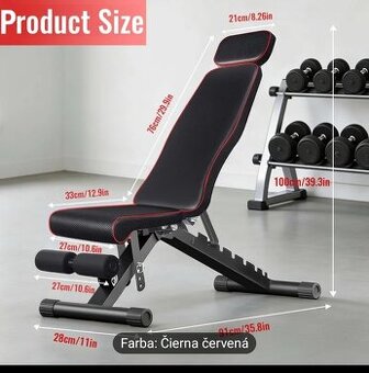 Predám polohovateľnú lavicu na cvičenie