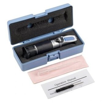 Refraktometer na meranie cukru v kvase 0-32 Brix v boxe