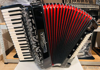 Nový akordeón Beltunica Proffesionall- IV- 96 basový- krásny