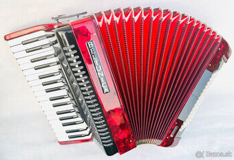 Nový akordeón BELTUNICA VIVALDI 80 basový- krásny zvuk, ľahu