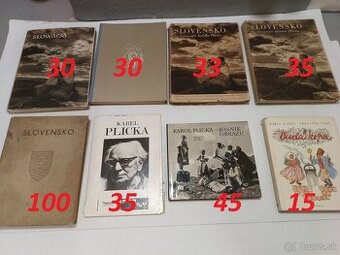 knihy od Karola Plicku, kroje, mestá, pamiatky