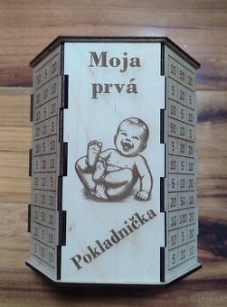 Motivačná pokladnička 3000€) "Moja prvá pokladnička"