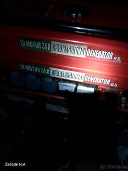 predám trojfázový generátor  elektrocentrala 290,- eur