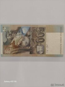 Predám bankovku 500sk 1996