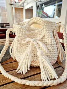 Handmade háčkovaná kabelka