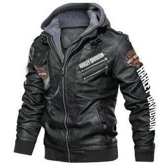 Moto Bunda S Kapucňou Harley Davidson Velkost XL Čitaj Popis