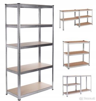 Predám pozinkované regále 180x90x40 – 19 eur