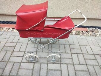 Retro kočík pre bábiky