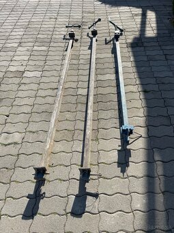 Predám staršie stolárske svorky - 2ks 205 cm, 1ks 154 cm