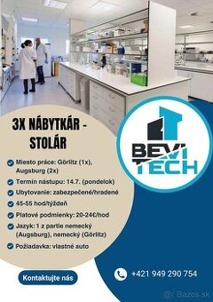Stolár / montér nábytku - Nemecko