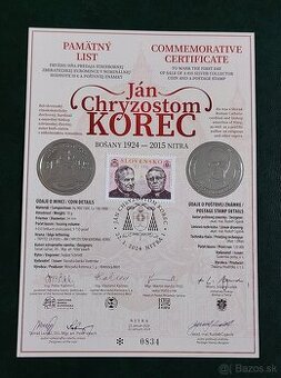 Pamätný list 10 Euro