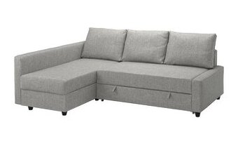 Rohová rozkladacia sedačka s uložným priestorom
