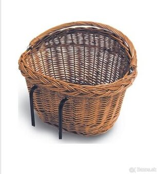 Prúteny košík na bicykel