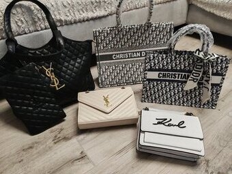 Úplne nové kabelky Karl,YSL, Christian Dior,