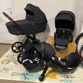 Kočík Cybex Priam 4.0 Sepia Black - Trojkombinácia
